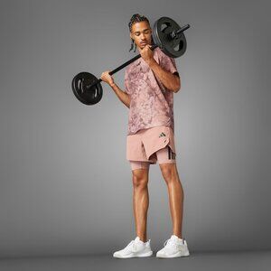 NWT Adidas Power 2-in-1 Shorts Men's SZ LARGE Casual Athletic Bottoms JI8205